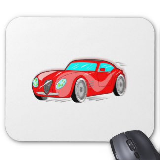 Cartoon Sports Car Office Products & Supplies | Zazzle