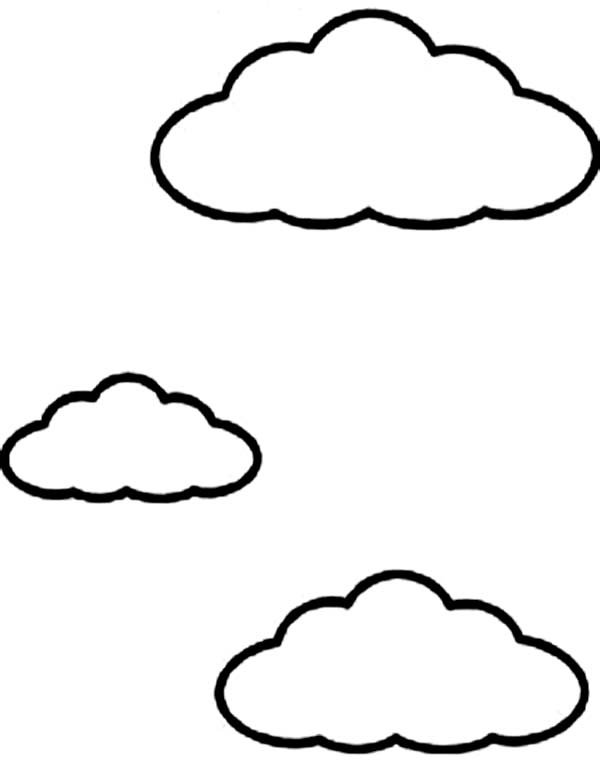 Cloud Coloring Pages For Kids - ClipArt Best