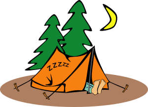 Camp Out Clipart