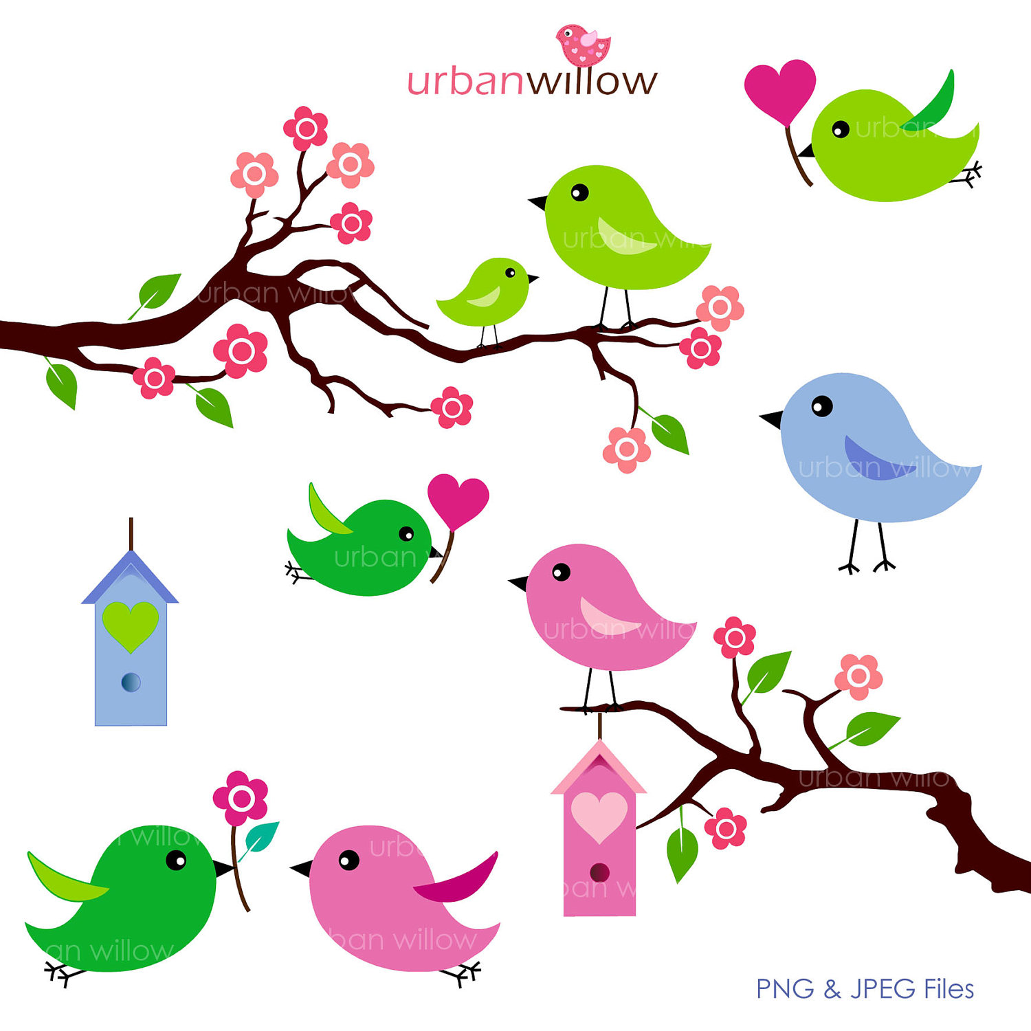 Little Love Bird Clipart