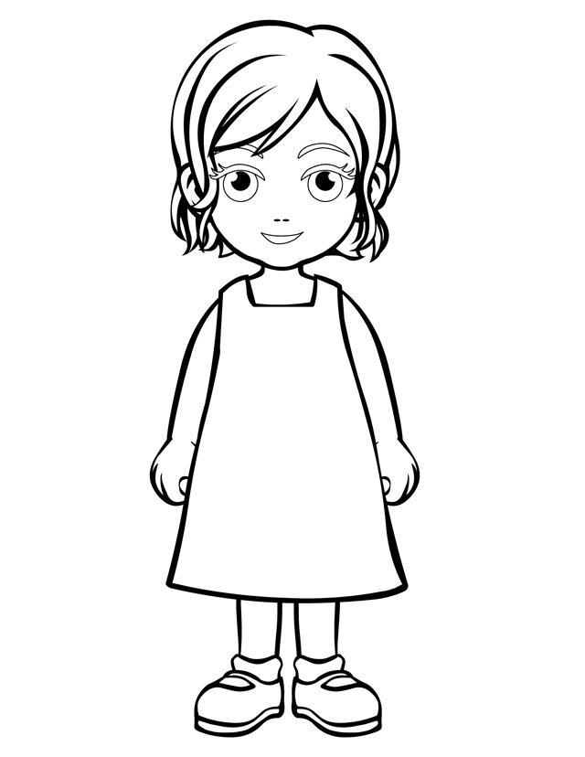 Outline Of Person For Kids | Free Download Clip Art | Free Clip ...