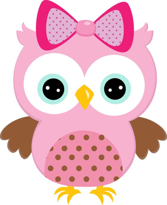 Free cartoon girl owl clipart black and white