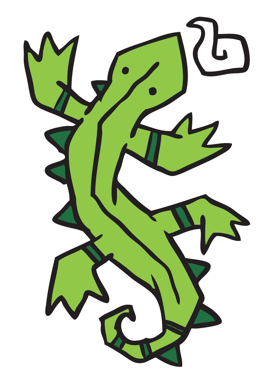 Lizard Template - ClipArt Best