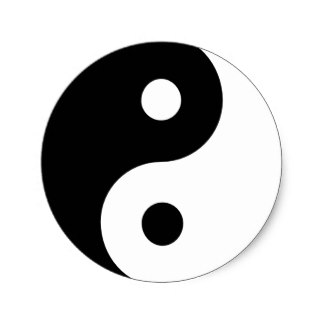 Ying And Yang Stickers | Zazzle