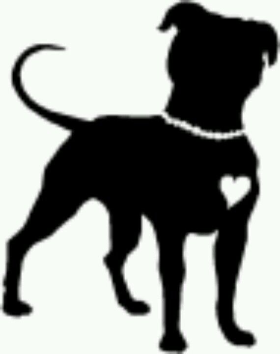 Two Pit Bull Clipart