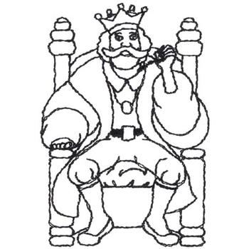 Outlines(Dakota Collectibles) Embroidery Design: Old King Cole ...