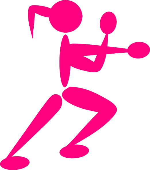 Female Boxer Clipart