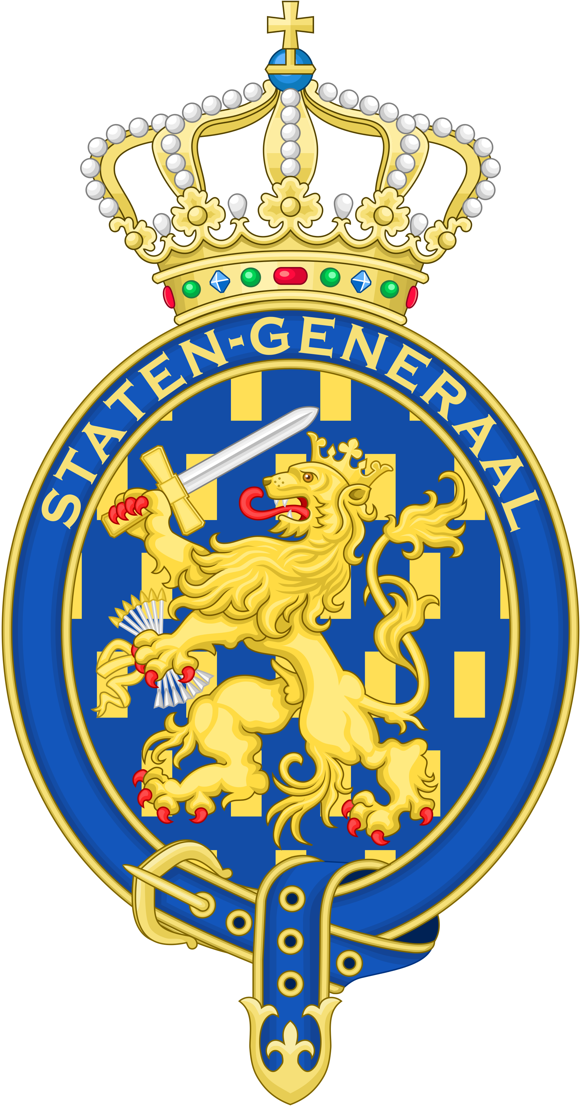 File:Coat of arms of the Staten Generaal.svg