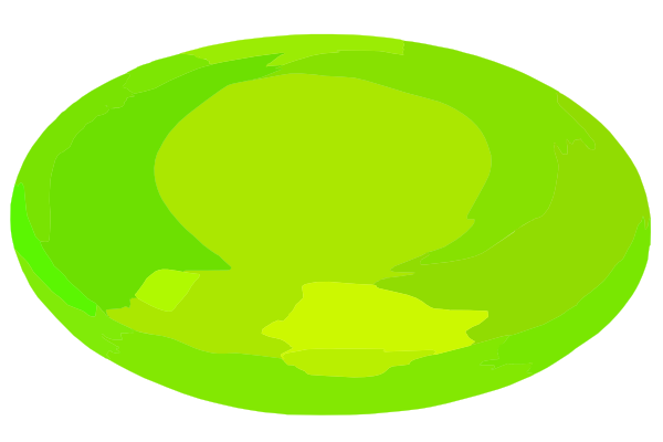 Green Frisbee Clip Art - vector clip art online ...