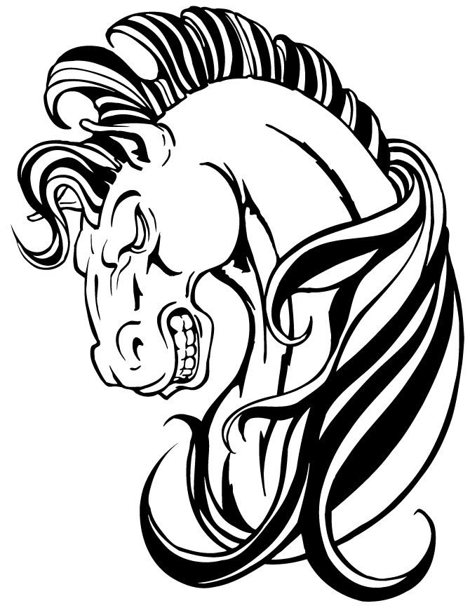 Horse Mascot Logo - ClipArt Best