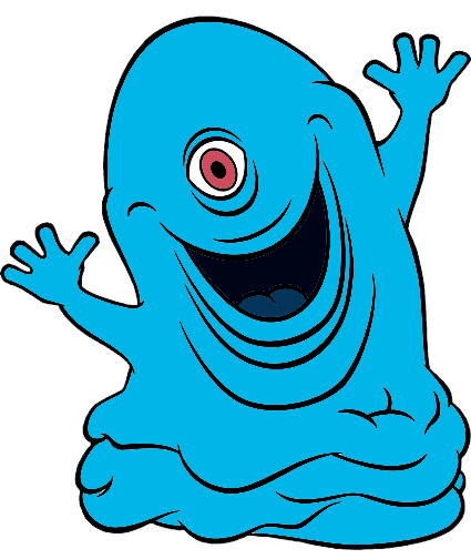 Animated cartoon alien clipart