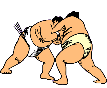 Sumo wrestler clipart