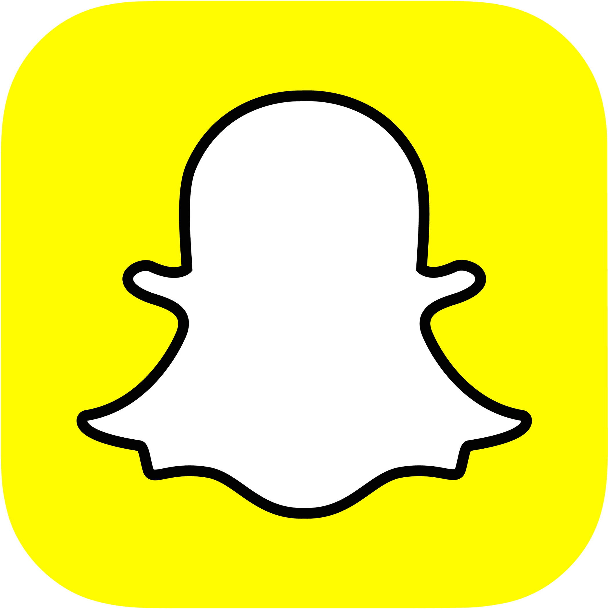 Snapchat clipart vector