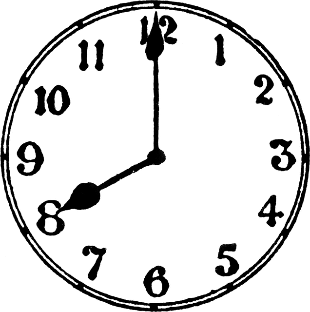 Image of Clock Clipart #7268, Clock Clip Art Quarter Past The Hour ...