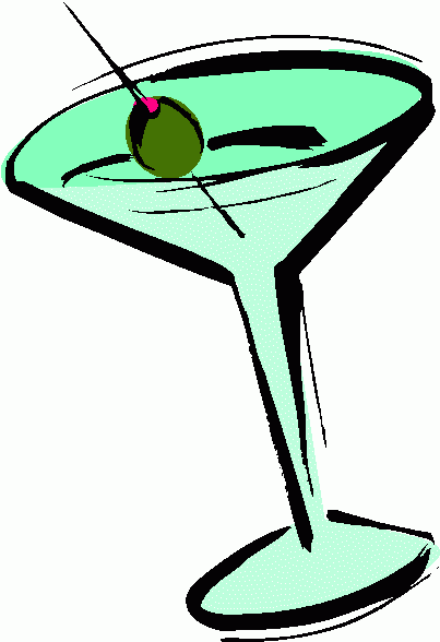 Cartoon martini glass clipart - dbclipart.com