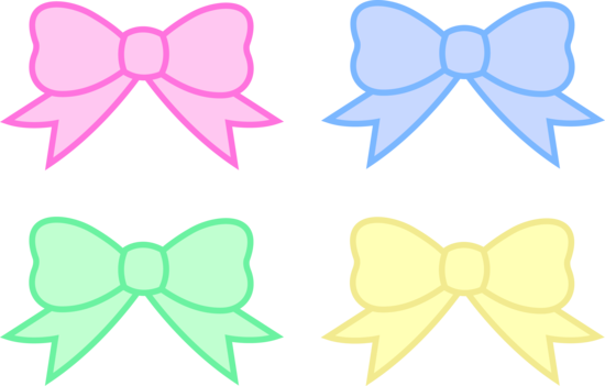 Girl bow clipart