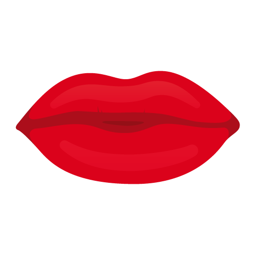 Red Mouth lips Icon #14298 - Free Icons and PNG Backgrounds