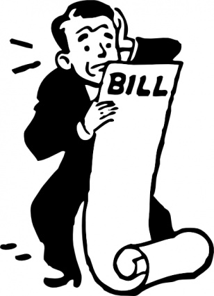 Worried About A Bill clip art - Download free Other vectors