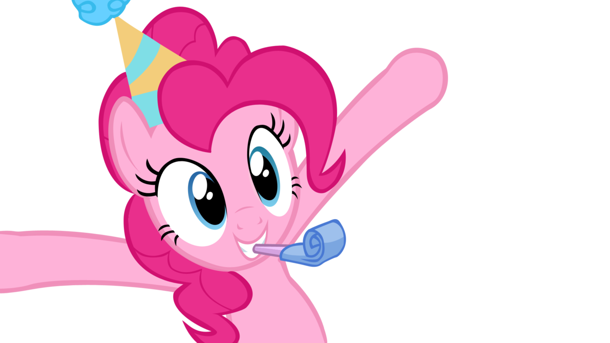 Pinkie Pie - Party Hat Vector