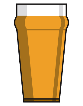 Free Pint glass Clip Art, web graphics at Stuart's Clipart