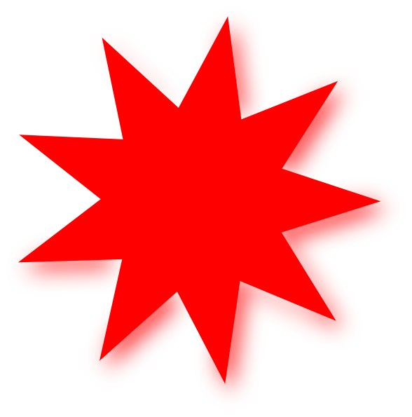 Red Star Clip Art - vector clip art online, royalty ...