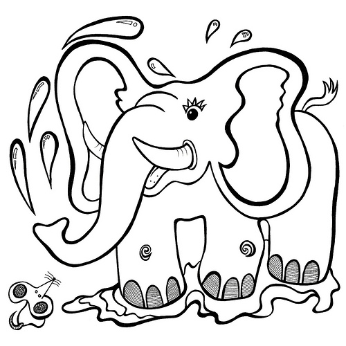 Cartoon Elephant Drawing - ClipArt Best