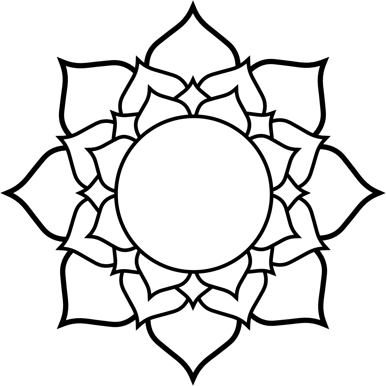 lotus flower SVG