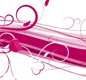 Pink Swirls and Hearts Free Auction Template