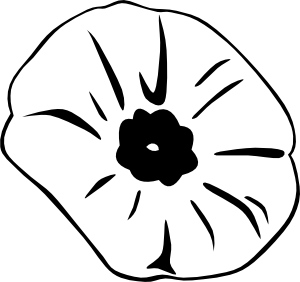 Poppy Remembrance Day clip art - vector clip art online, royalty ...