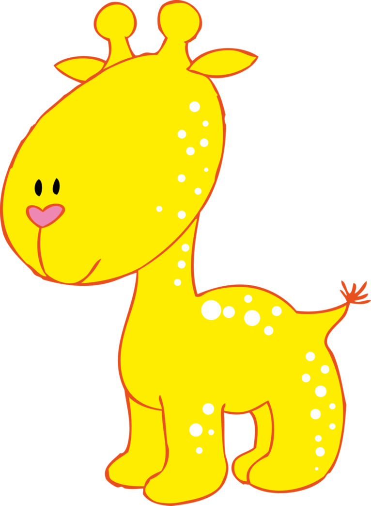 baby giraffe color