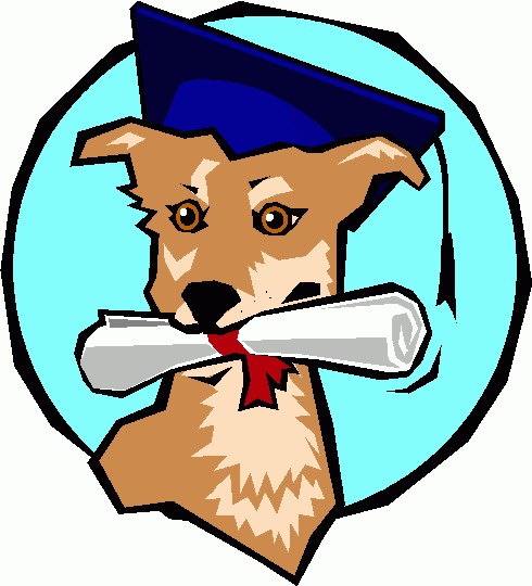 graduate_-_dog clipart - graduate_-_dog clip art