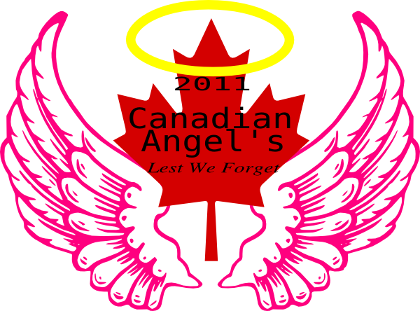 Canadian Wing Angel Halo 5 clip art - vector clip art online ...