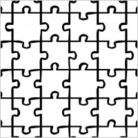 Blank jigsaw puzzle Free vector for free download (about 4 files).