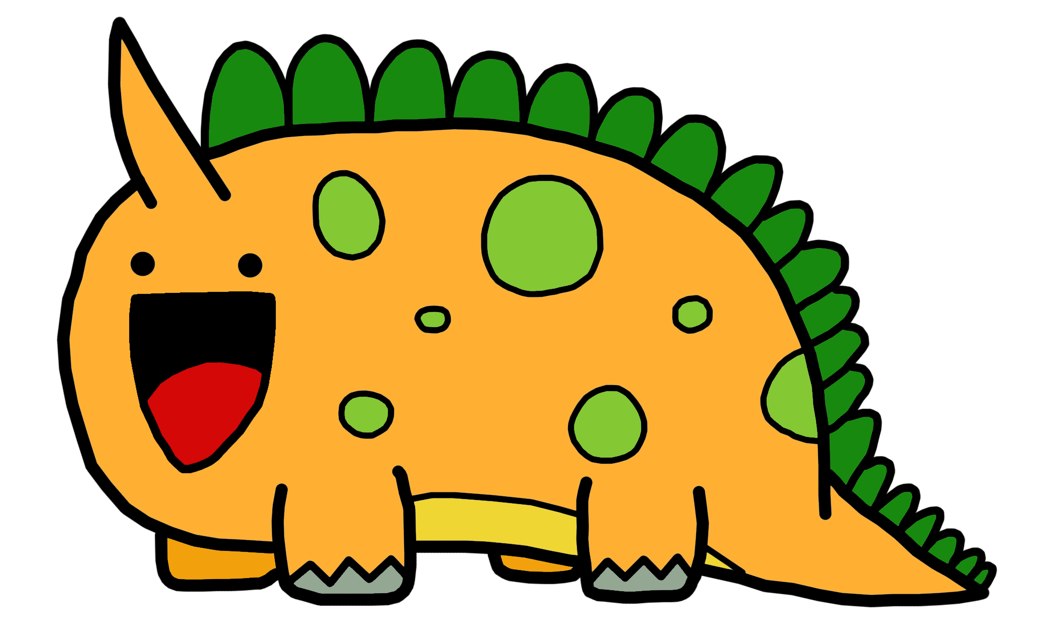Cartoon Cute Dinosaur - ClipArt Best