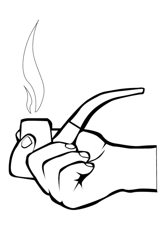 smoke Colouring Pages