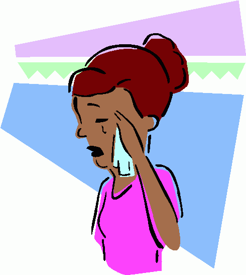 Crying Girl Clip Art