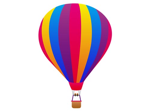 Vintage Hot Air Balloon Clipart - Free Clipart Images