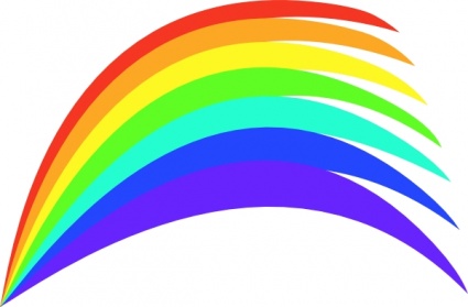 Clipart Of Rainbows