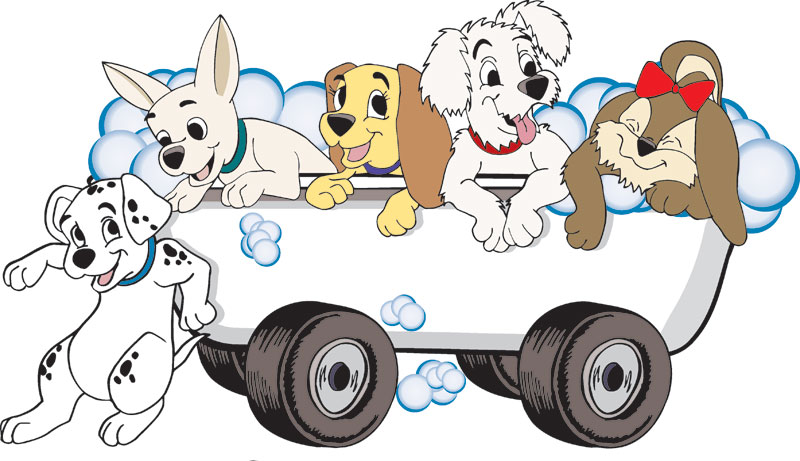 Pet grooming clipart