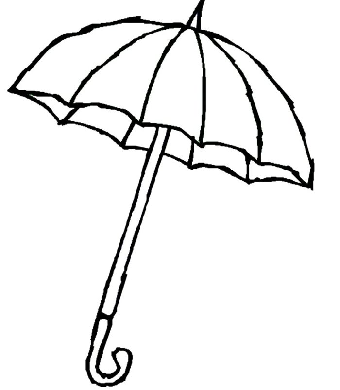 Free Umbrella Coloring Page Printable Worksheets For Kids - Free ...