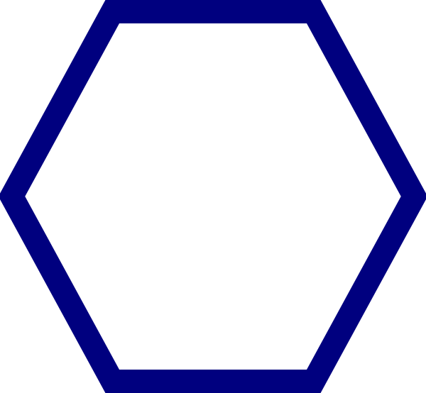 Hexagon clip art free