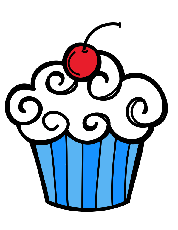 Birthday Cupcake Clipart | Free Download Clip Art | Free Clip Art ...