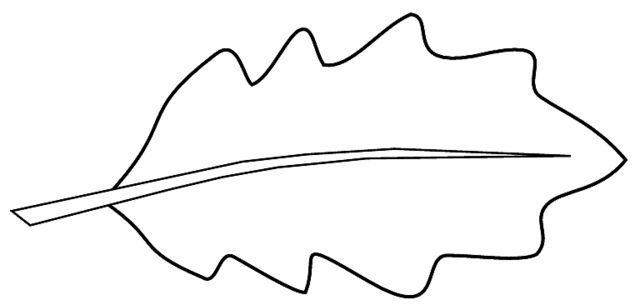 Clipart leaf outline