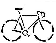 Bicycle Stencils and Bicycle Buttons - a set on Flickr