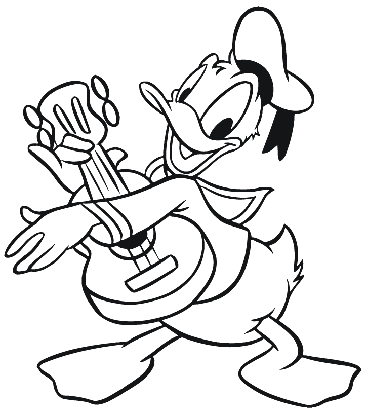 Duck Outlines - AZ Coloring Pages