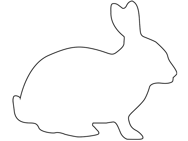 Easter Bunny Outline