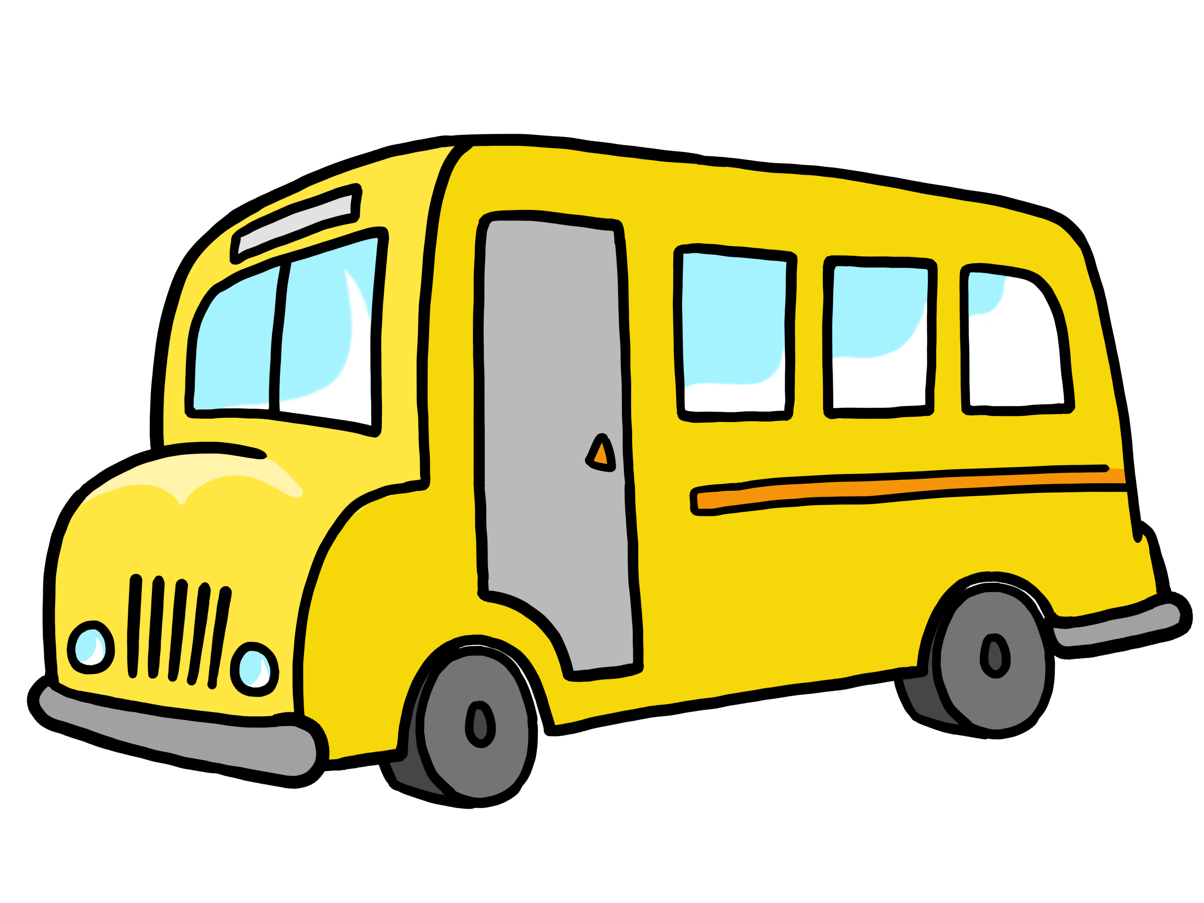 getting off the bus clipart 20