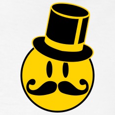 Smiley Face With Mustache - Free Clipart Images