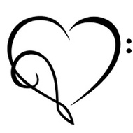 Music Clef Heart Tattoo Clipart - Free to use Clip Art Resource