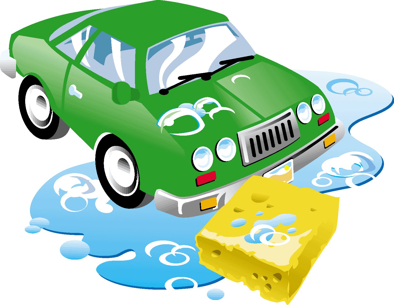 Animated car wash clipart